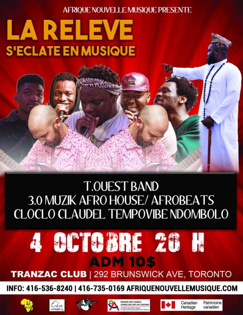 afrique nouvelle musique africa new music toronto canada art arts african congo congolese arthur tongo thomas tumbu festival bana y'afrique